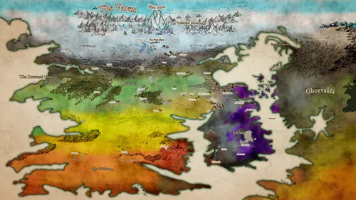 Thael Atlas map, 2nd edition
